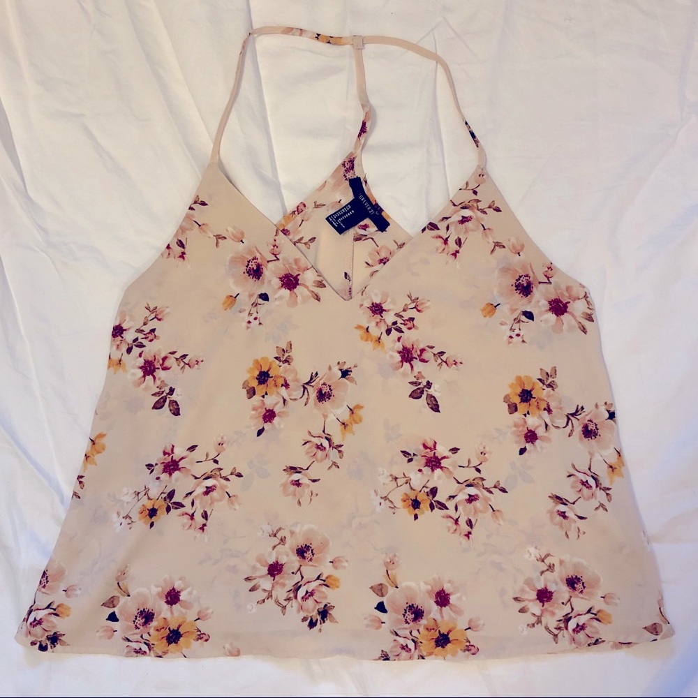 Summer floral tank top that doesn’t fit